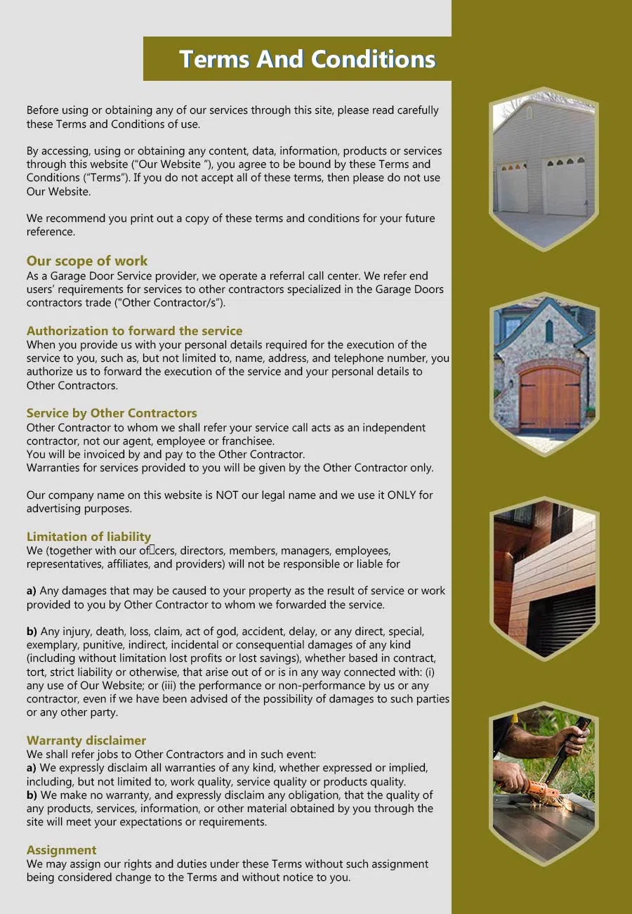 HighTech Garage Doors Auburn, WA 253-329-5602